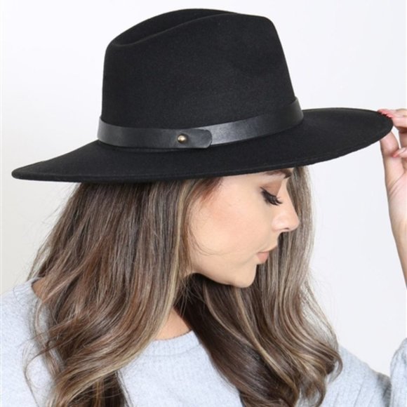 BEST SELLER Wide Brim Fedora Hat - Picture 7 of 8